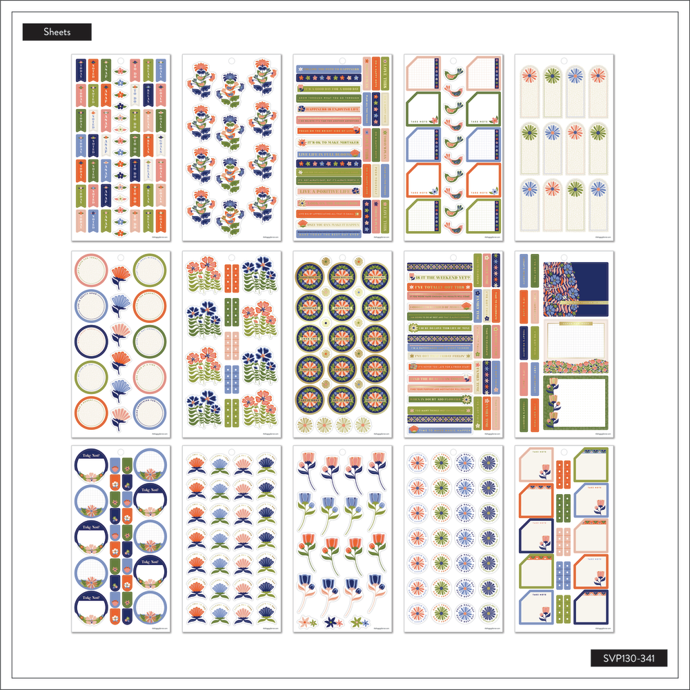 Folk & Feather - Value Pack Stickers