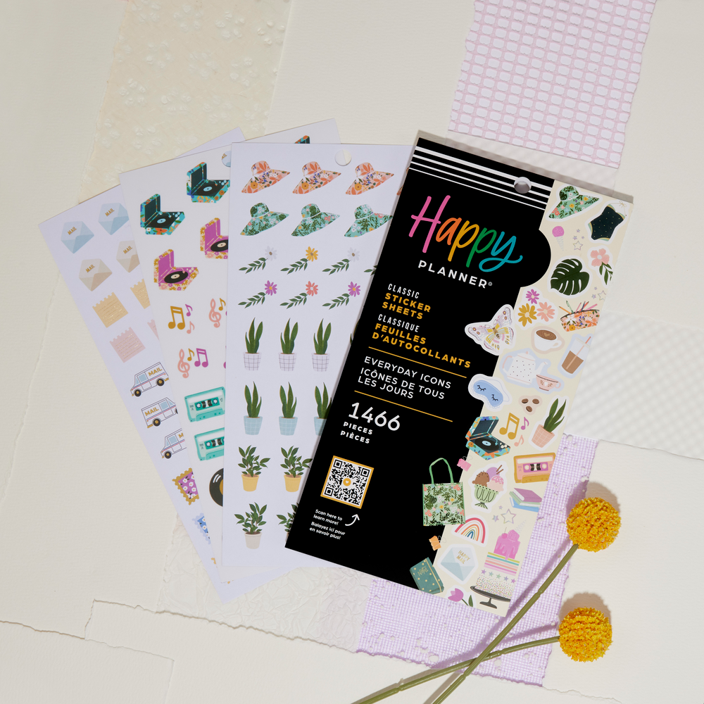 Everyday Pretty Pastel Icons - Value Pack Stickers