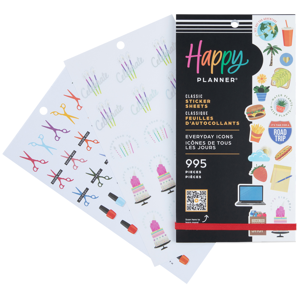Everyday Bright + Bold Icons - Value Pack Stickers