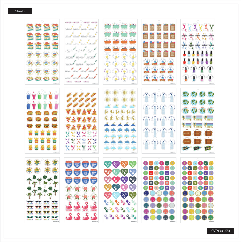 Everyday Bright + Bold Icons - Value Pack Stickers