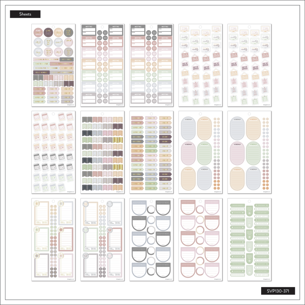 Working Days - Value Pack Stickers