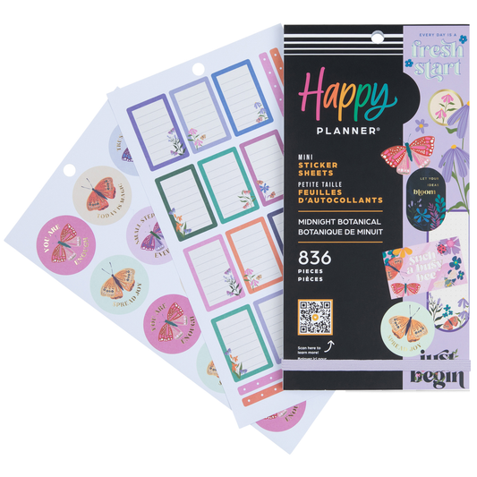 Midnight Botanical - Value Pack Stickers - Mini
