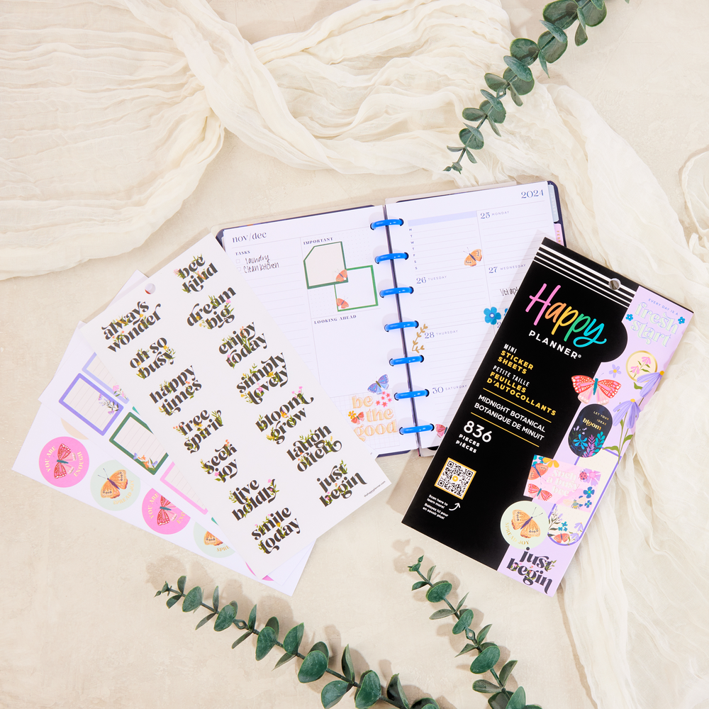 Midnight Botanical - Value Pack Stickers - Mini