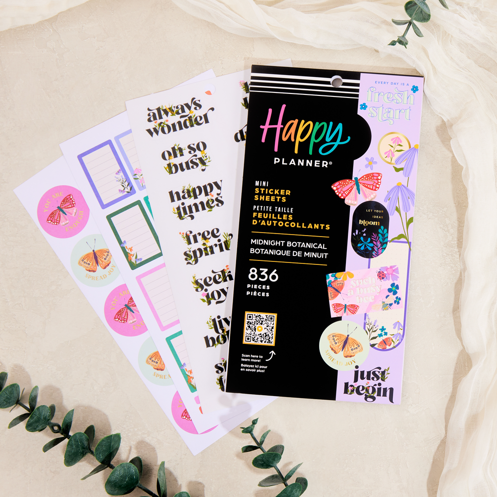 Midnight Botanical - Value Pack Stickers - Mini