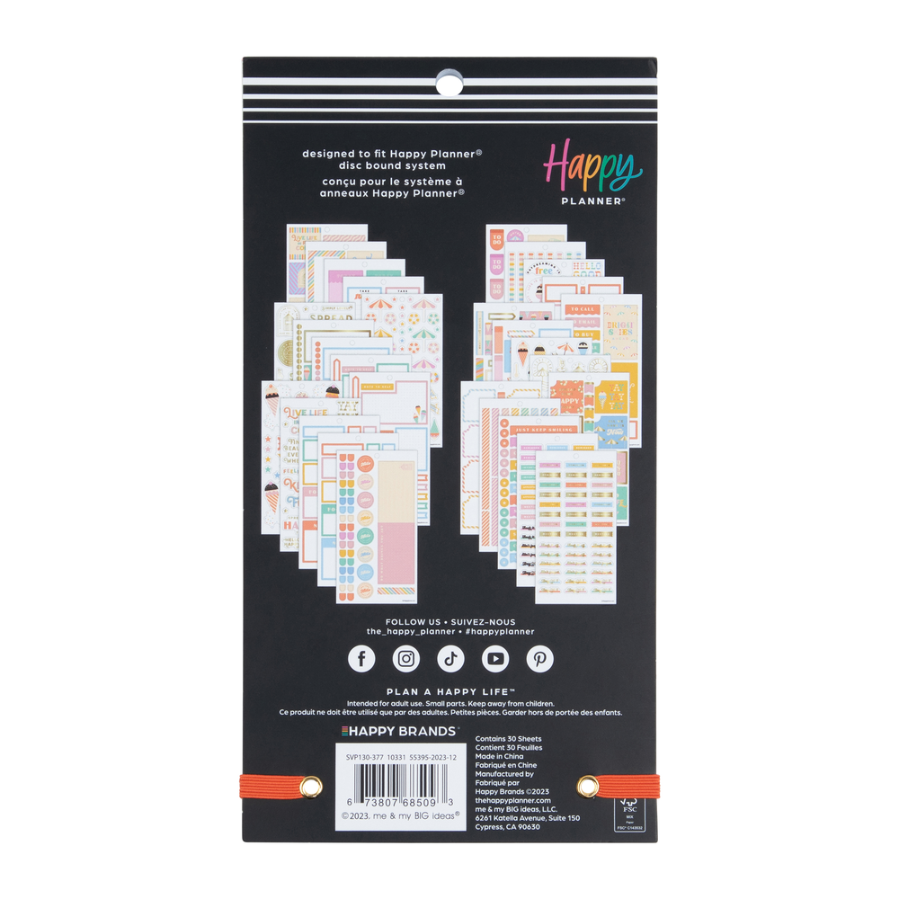 Boardwalk Ice Cream - Value Pack Stickers - Big