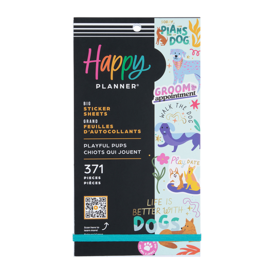 Playful Pups - Value Pack Stickers - Big