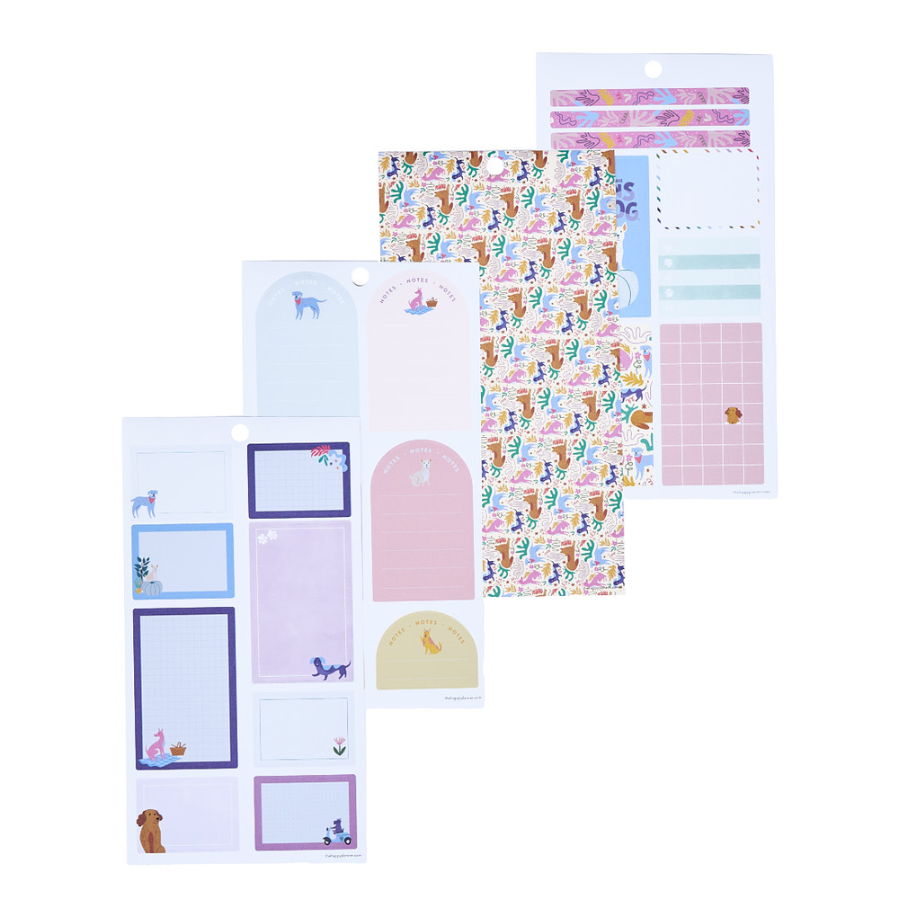 Playful Pups - Value Pack Stickers - Big