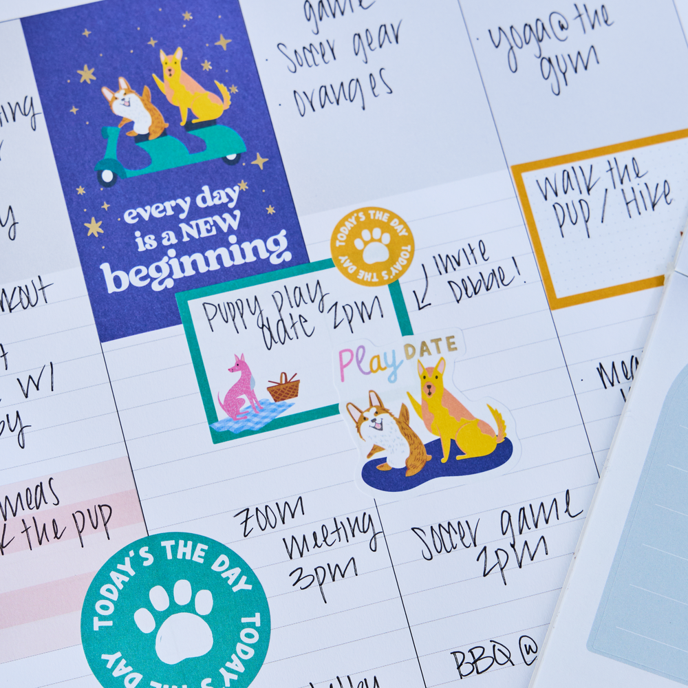 Playful Pups - Value Pack Stickers - Big