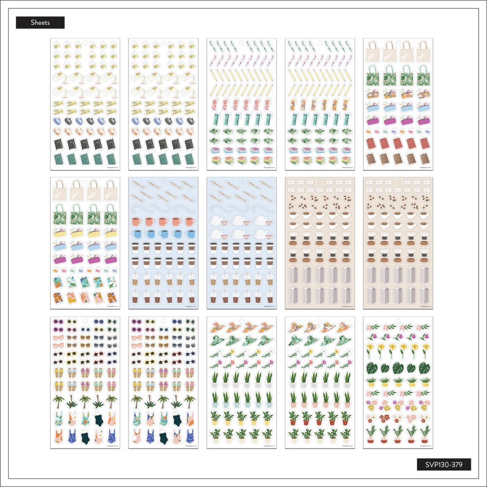 Whimsical Whiskers - Value Pack Stickers - Big