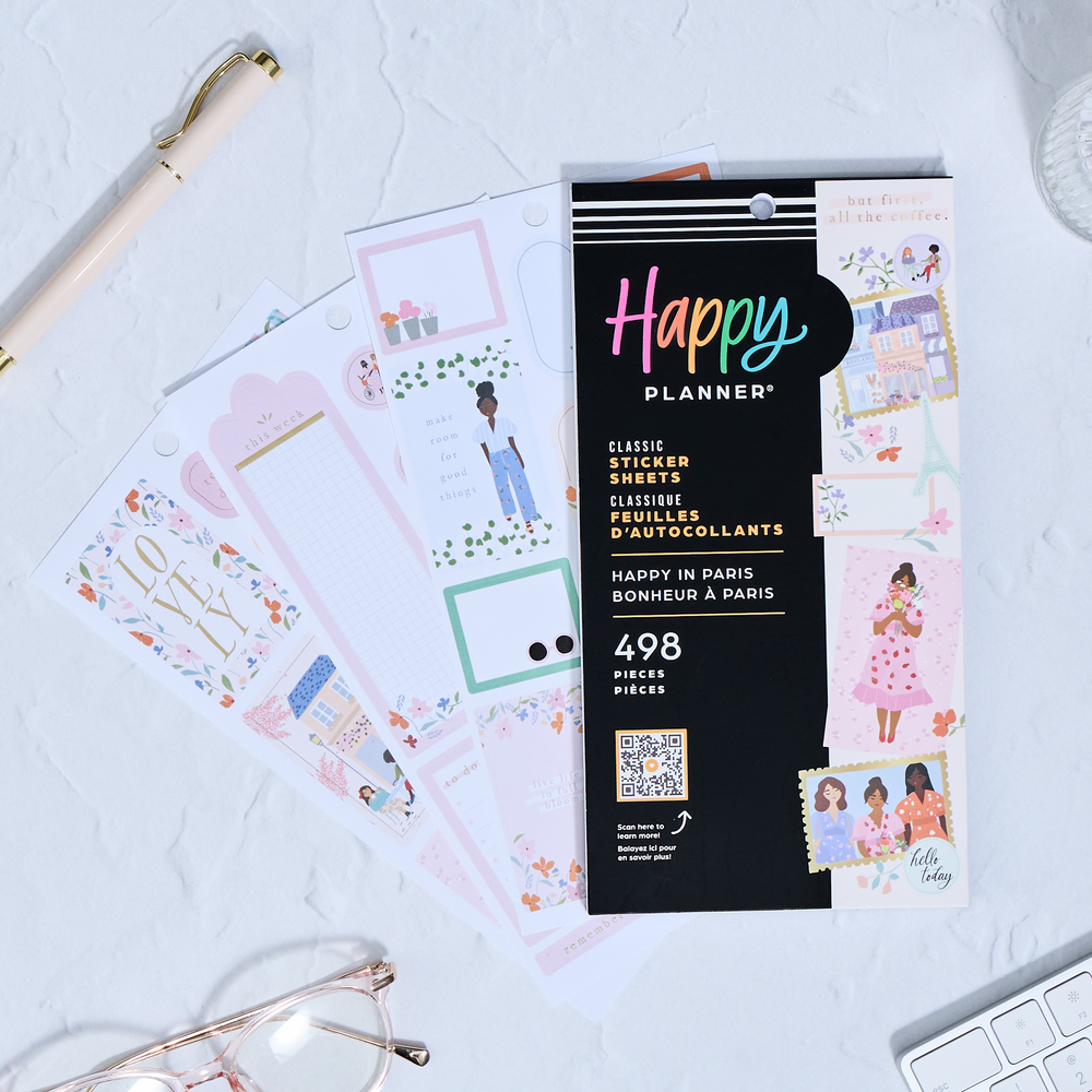 Happy In Paris - Value Pack Stickers