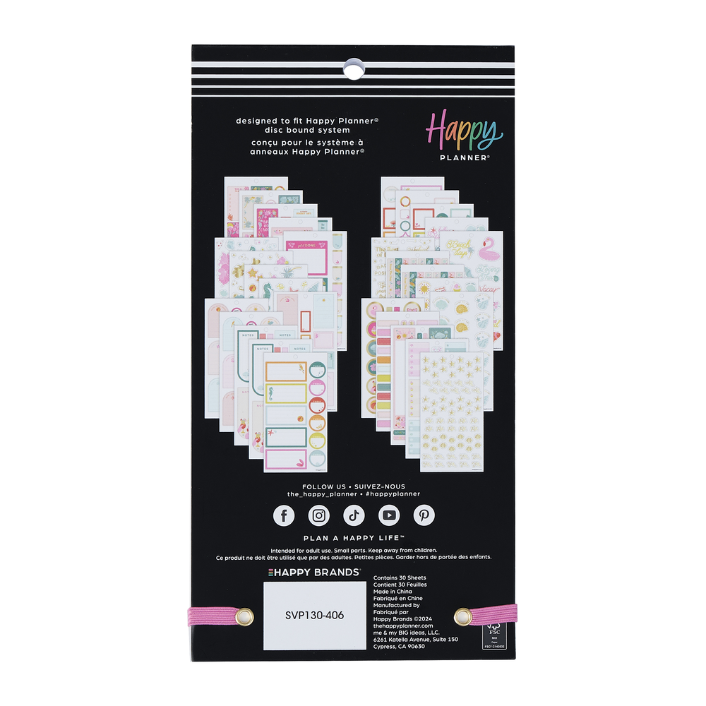 Tropical Florals - Value Pack Stickers