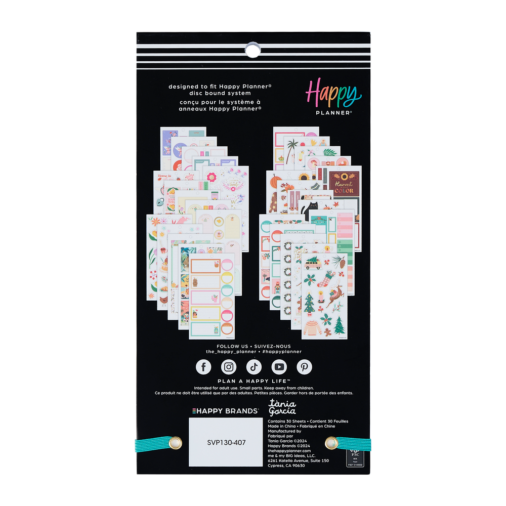 Tània Garcia x Happy Planner Seasonal - Value Pack Stickers