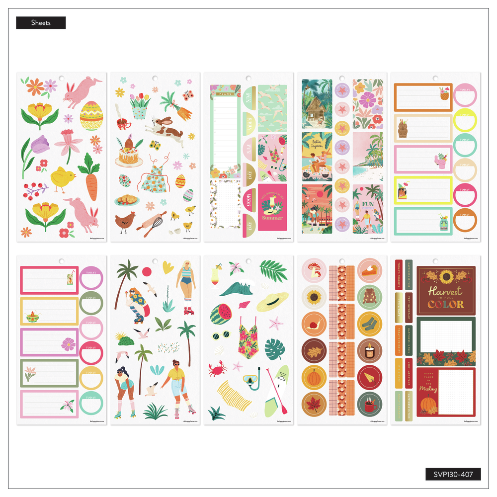 Tània Garcia x Happy Planner Seasonal - Value Pack Stickers