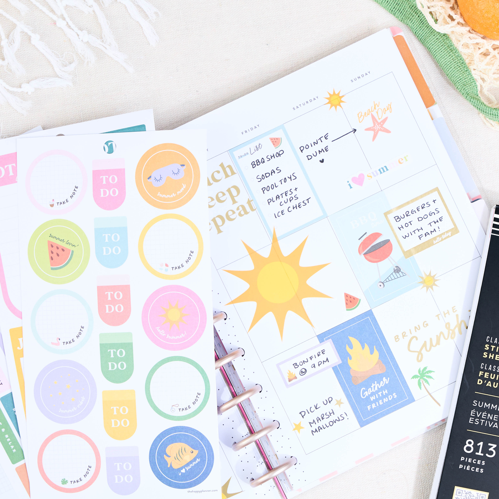 Summer Events - Value Pack Stickers