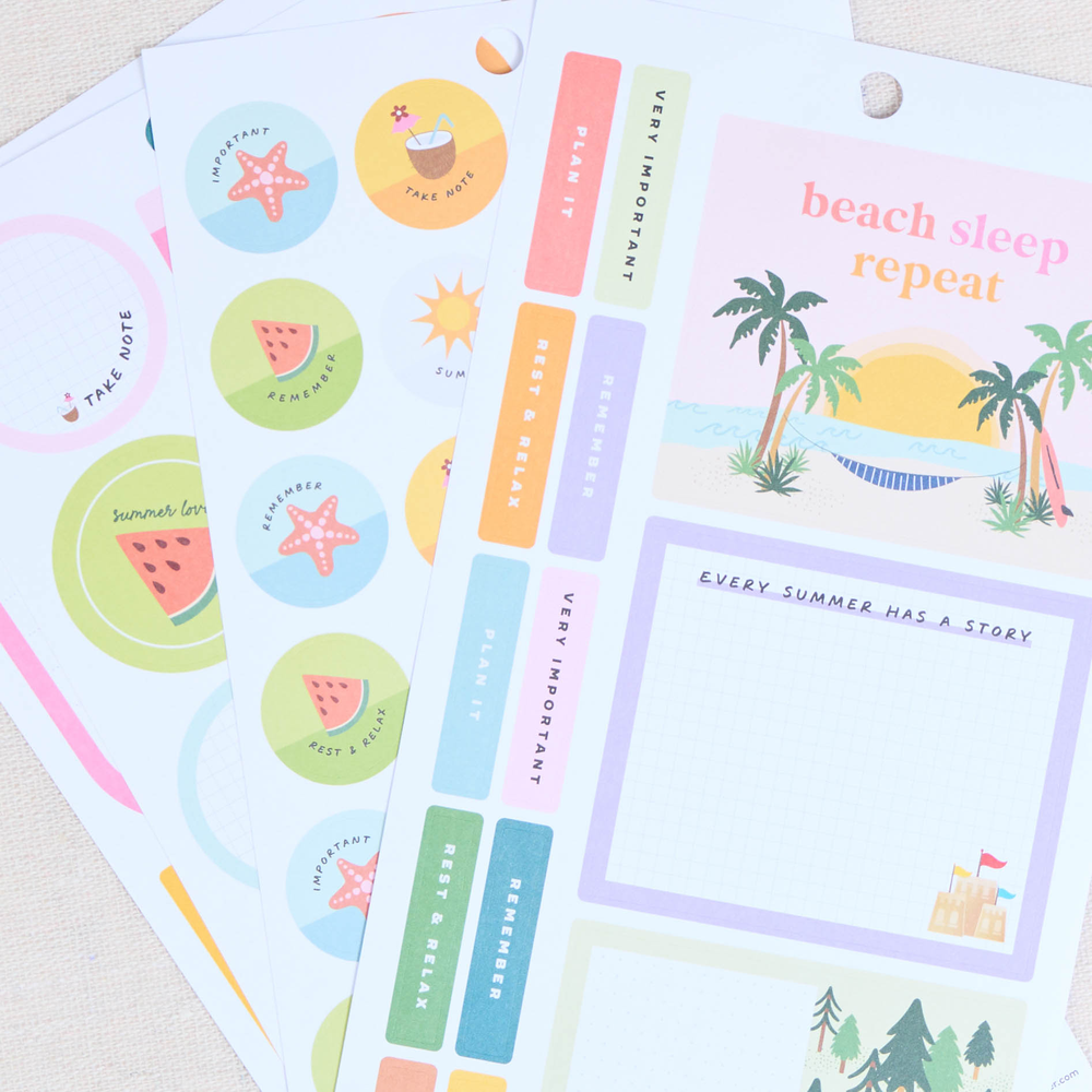 Summer Events - Value Pack Stickers