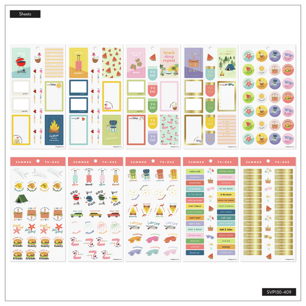 Summer Events - Value Pack Stickers