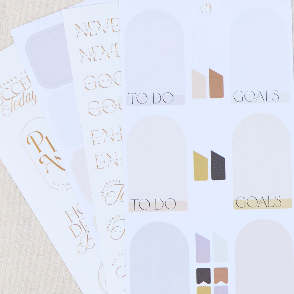 Neutral Chic - Value Pack Stickers