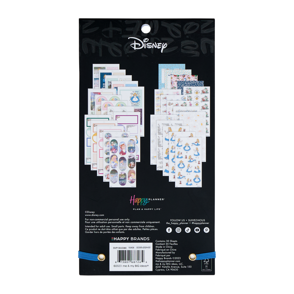 Disney Alice in Wonderland Curious - Value Pack Stickers - Big