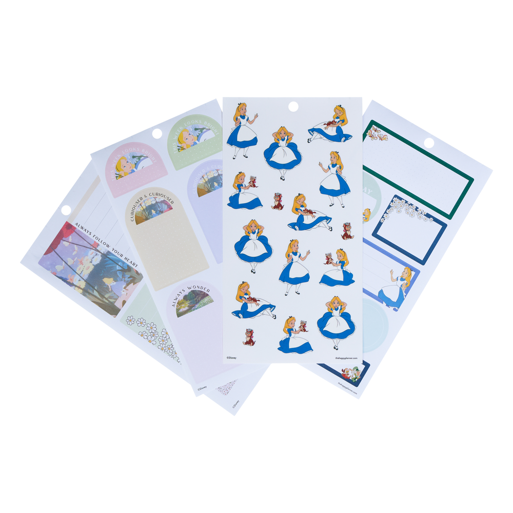 Disney Alice in Wonderland Curious - Value Pack Stickers - Big