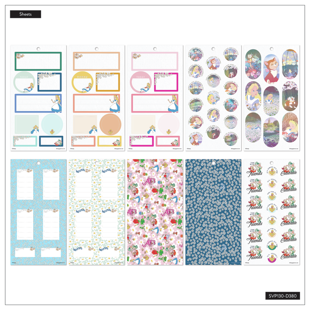 Disney Alice in Wonderland Curious - Value Pack Stickers - Big