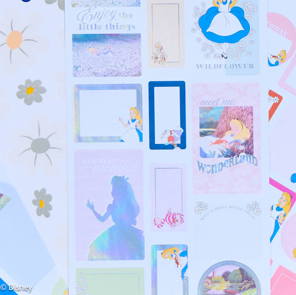 Disney Alice in Wonderland Curious - Value Pack Stickers