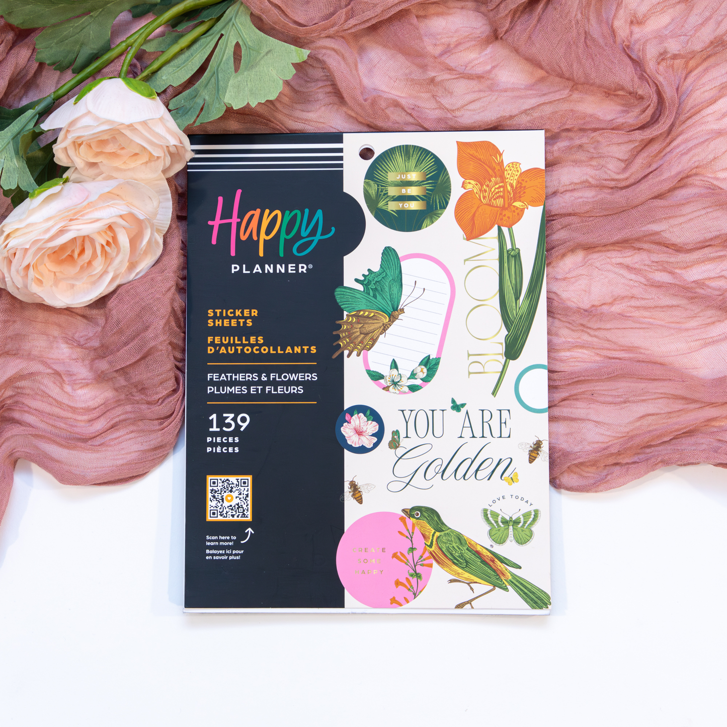 Feathers & Flowers - Large Value Pack Stickers
