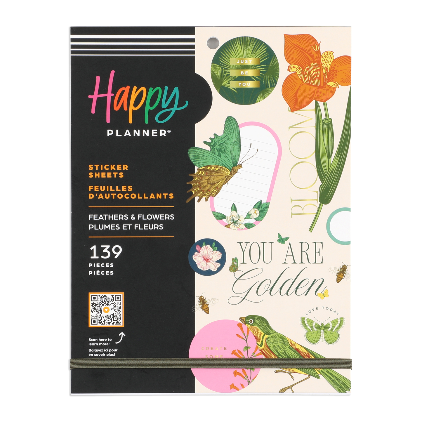 Feathers & Flowers - Large Value Pack Stickers