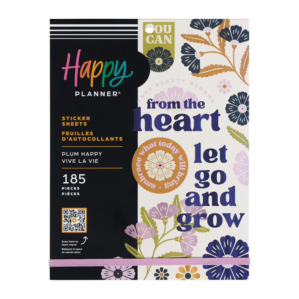 Plum Happy - Large Value Pack Stickers