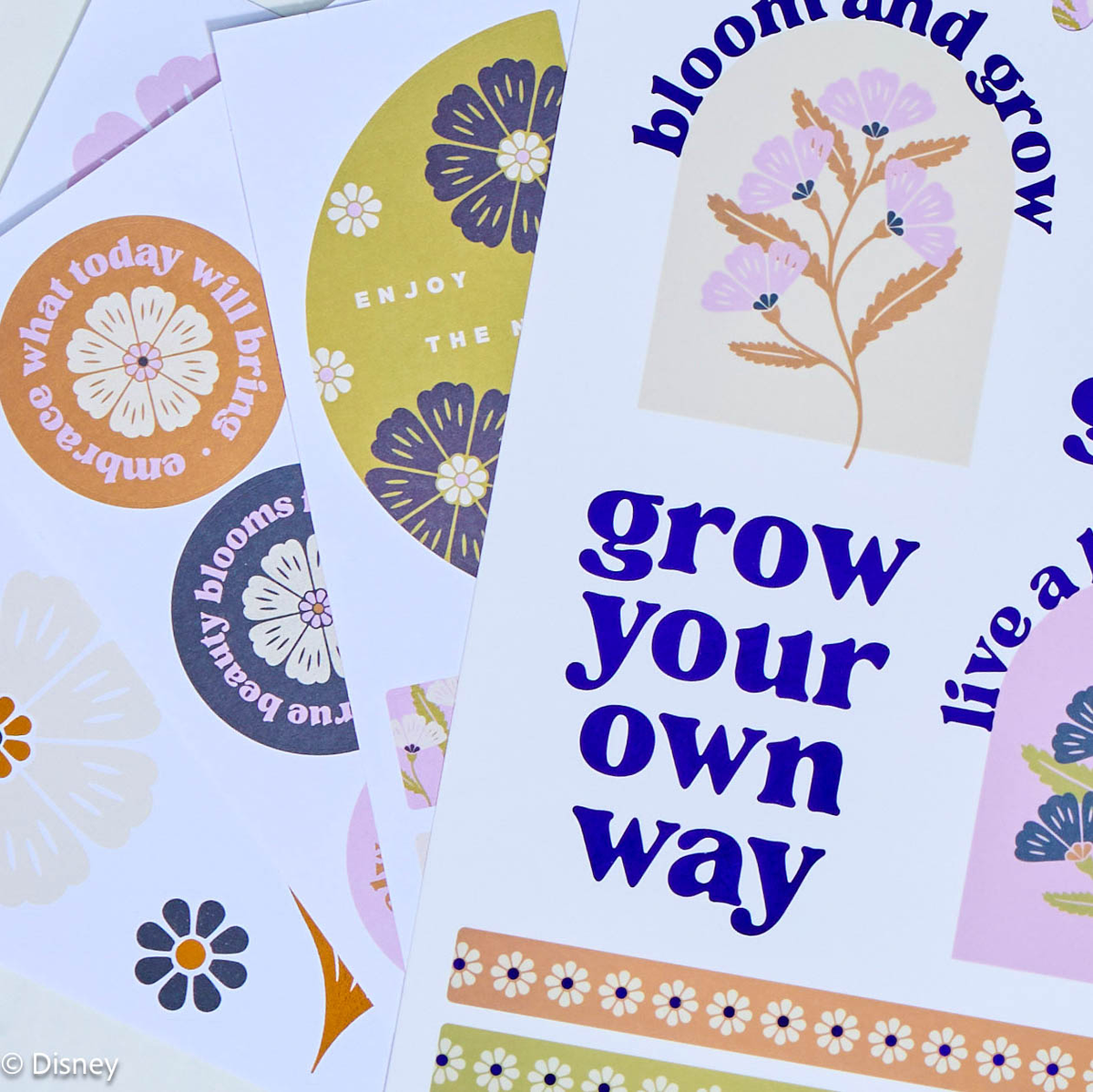 Plum Happy - Large Value Pack Stickers