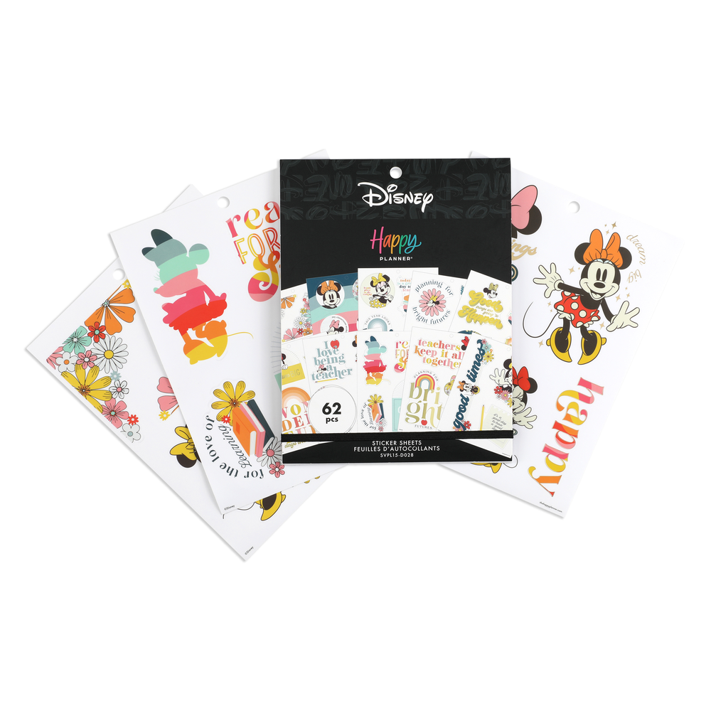 Disney Sunny Minnie Teacher - Large Value Pack Stickers
